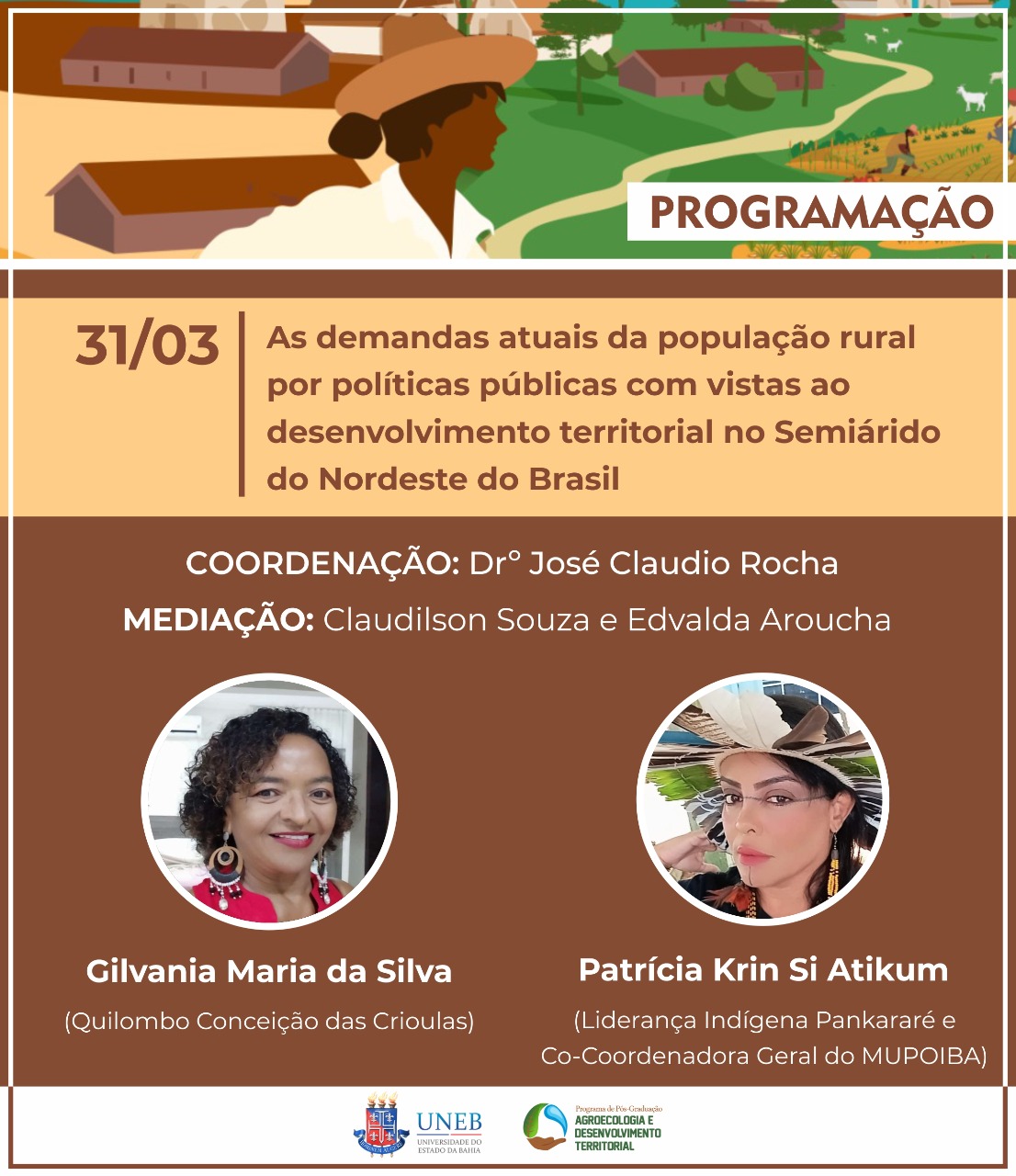 Palestrantes 31/03