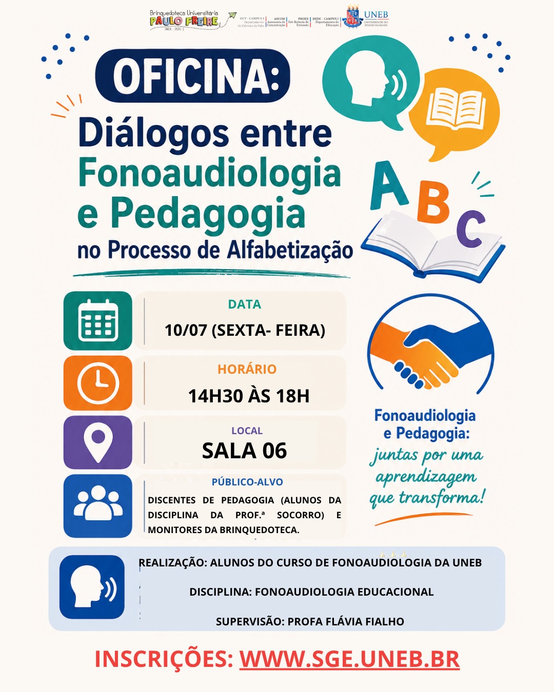 Oficina: Dialogos entre Fono