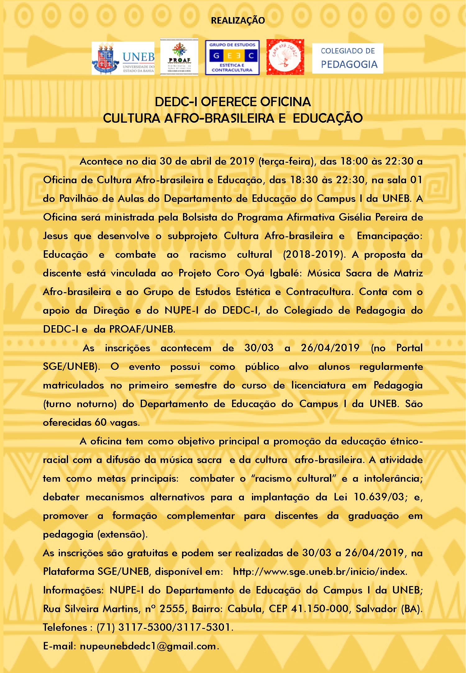 OFICINA DE CULTURA